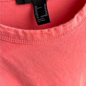 Forever 21 Vibrant Coral Tee